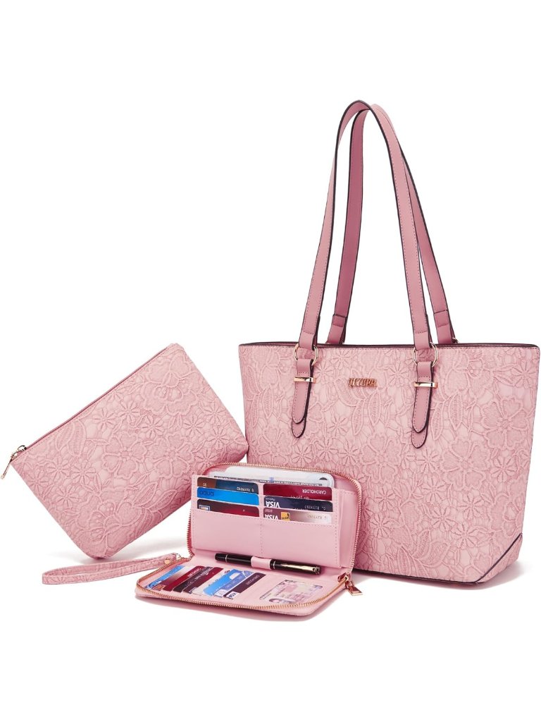 Stylish Women's Tote & Wallet Set - Versatile Satchel Handbag & Shoulder Bag